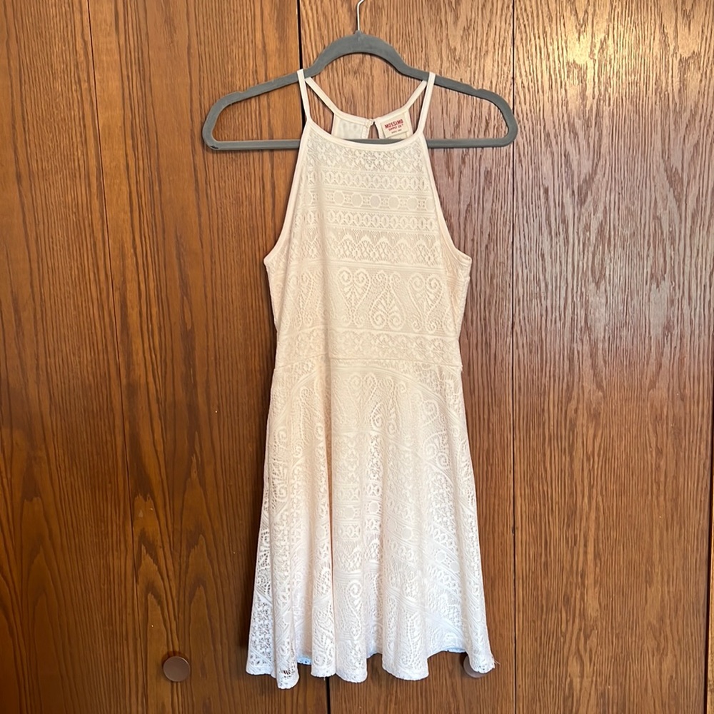 Cream lace dress